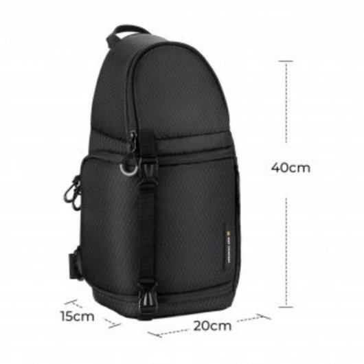 Fototasche K&F Concept Beta Messenger 10 l Schwarz