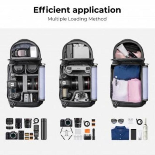 Fototasche K&F Concept Beta Messenger 10 l Schwarz
