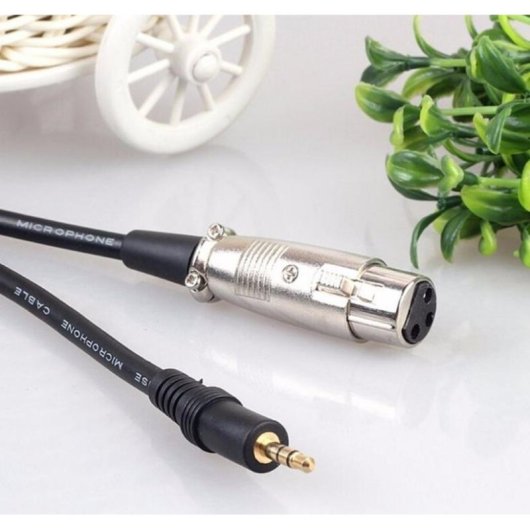 Audio-Kabel Mozos XLR Buchse auf Mini Jack 3.5mm TRS Stereo