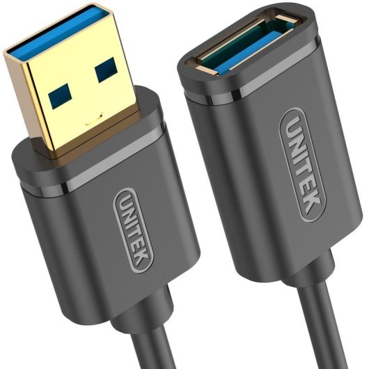 USB-Kabel Unitek Y-C4030GBK 3 m USB 3.0 Schwarz