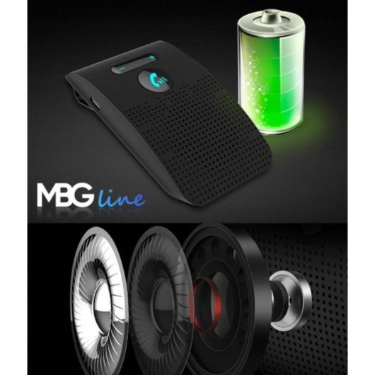 Manos libres Bluetooth Mbg Line SP09 con interfaz en polaco y reducción de ruido