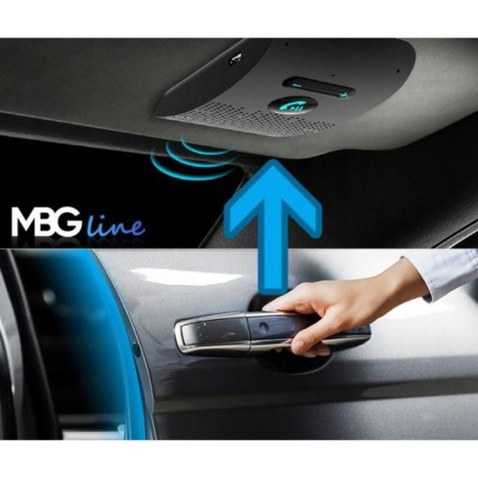 Manos libres Bluetooth Mbg Line SP09 con interfaz en polaco y reducción de ruido