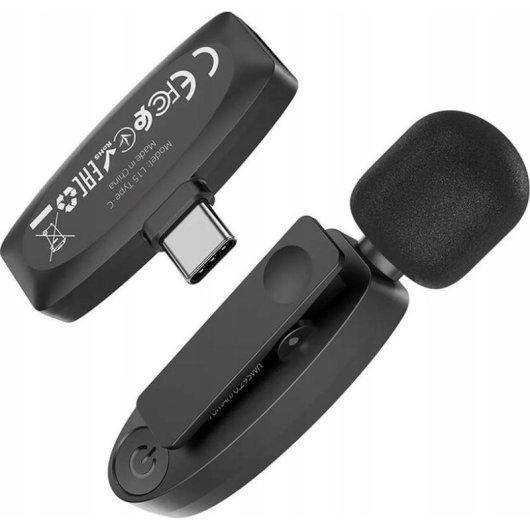 Mikrofon Hoco L15 USB-C kabellos Ansteckmikrofon mit integrierter Batterie