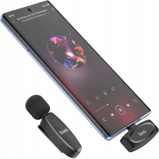 Mikrofon Hoco L15 USB-C kabellos Ansteckmikrofon mit integrierter Batterie