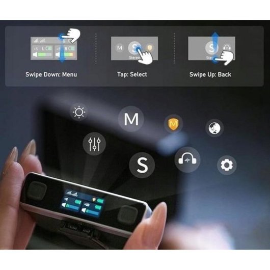 Microfono Ulanzi SB8327 USB-C omnidirezionale con memoria e schermo touch