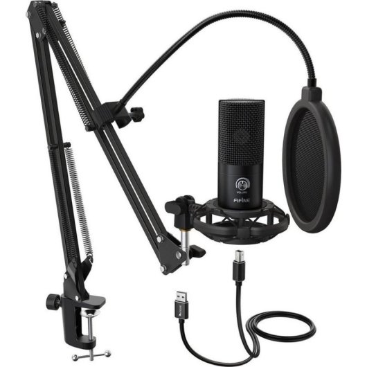 Mikrofon Fifine T669 USB cardioid mit Arm und Popfilter