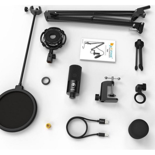 Mikrofon Fifine T669 USB cardioid mit Arm und Popfilter