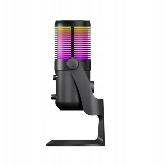 Mikrofon Rampage Diyez USB-C kardioid und omnidirektional mit RGB Touchsteuerung