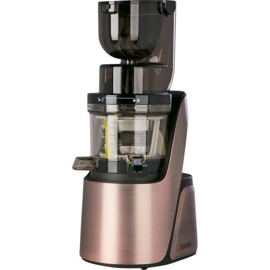 Extractor de zumos 4Swiss Swan BM105 Rose Gold 400 W vertical con función reverse