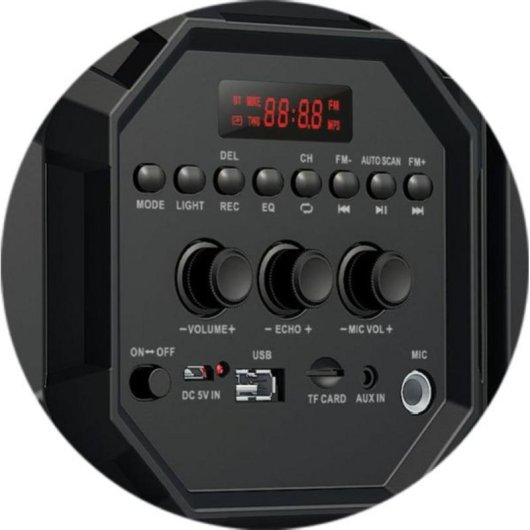 Altavoces Rebeltec SoundBox 460 Bluetooth 40W con RGB y USB