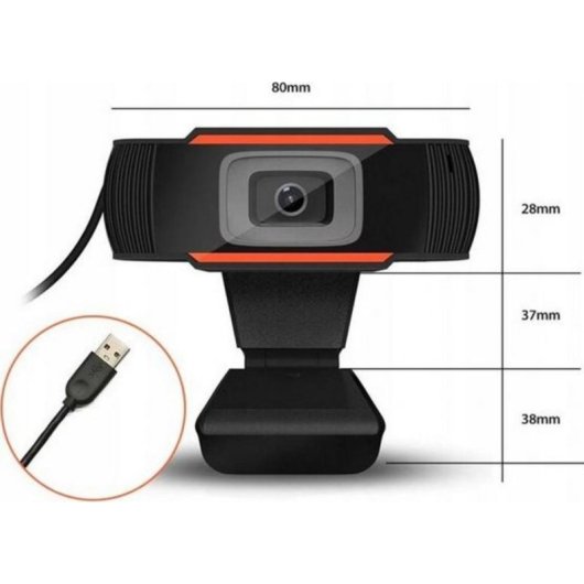 Câmara Web Duxo WebCam-X13 1080p USB com Microfone Integrado