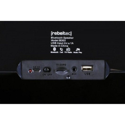 Altavoces Rebeltec SoundBox 400 inalámbricos con Bluetooth 4.2 y radio integrada 20W