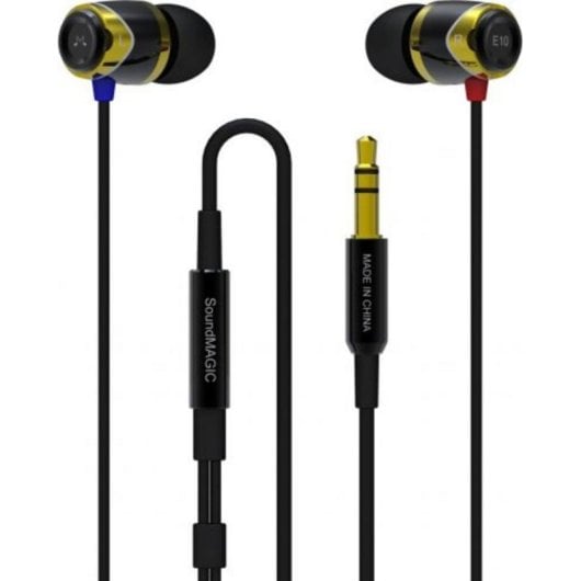 Auriculares SoundMagic E10 avec câble tressé Mini Jack 3,5 mm vert