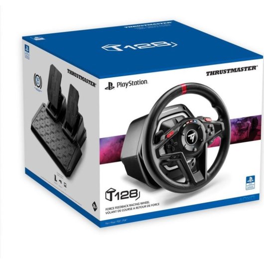 Volante Thrustmaster T128 PS5/PS4/PC con Levata TH8S e Pedali Magnétici