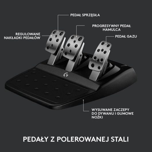 Logitech G923 Driving Force Lenkrad mit Shifter und Dreifachpedal PS5/PS4/PC