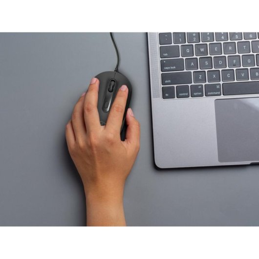 Mouse ZOY ZMS08 USB 3600 DPI Nero 6 Pulsanti Ergonomico Cablato