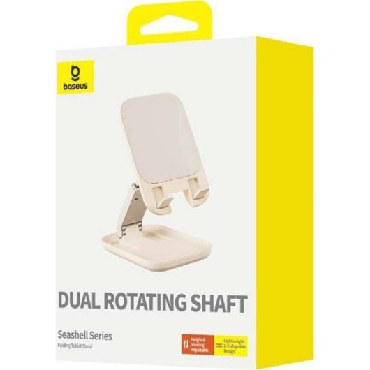 Tablet-Ständer Baseus Seashell rosa faltbar