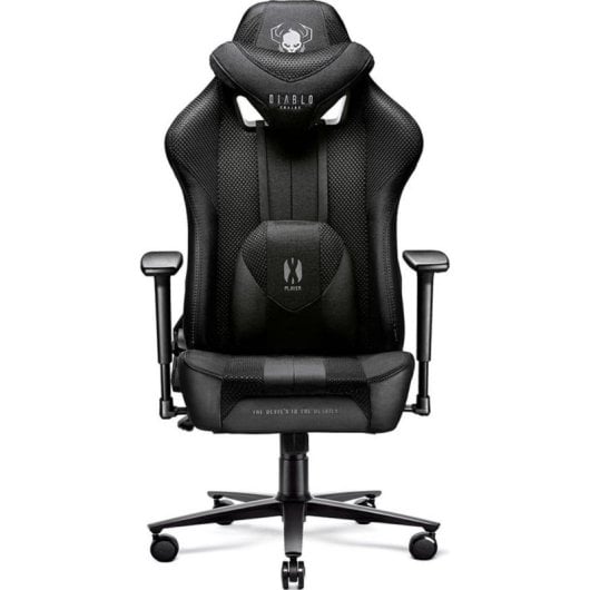 Fotel Gaming Diablo Chairs X-PLAYER 2.0 Negro Ajustable Ergonómico