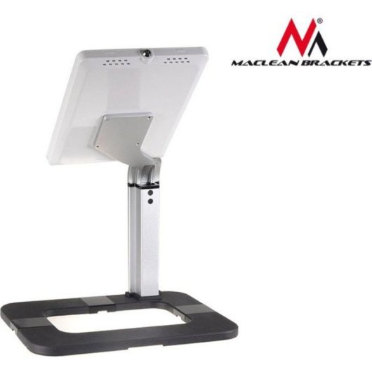 Supporto da scrivania Maclean MC-644 per tablet con blocco anti-vandalismo