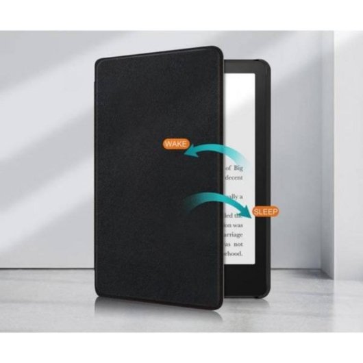 Tech-Protect Smart Case Hülle für Kindle Paperwhite 5 Schwarz 6.8