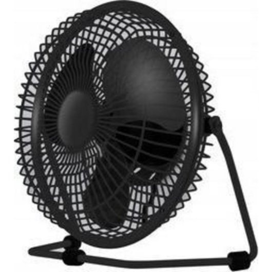 Mini Ventilador USB Volteno VOL 219135 2,5W 1 Velocidad Inclinación Ajustable Negro