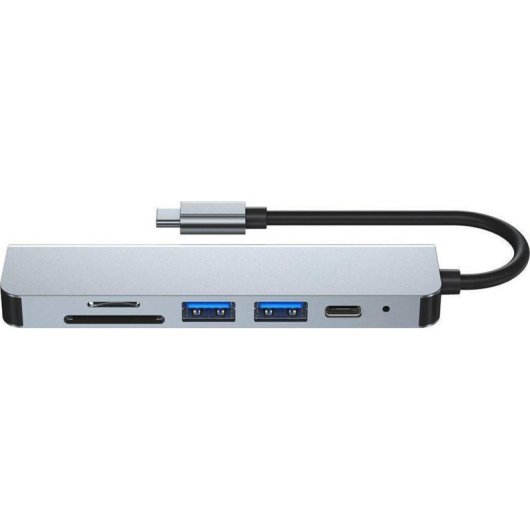 USB-C Hub Tech-Protect V4 6-in-1 HDMI USB 3.0 Kartenleser