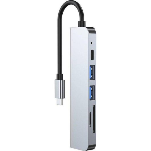 USB-C Hub Tech-Protect V4 6-in-1 HDMI USB 3.0 Kartenleser