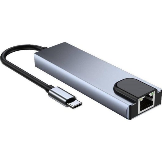 Docking-Station Tech-Protect V3 5-in-1 USB-C HDMI Grau