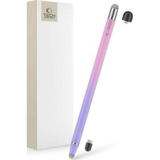 Stylus Tech-Protect USP100 3 Pulsanti 4 Punte Viola Rosa