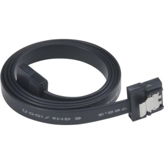 Cable SATA Akasa 6Gb/s 0.5m conector en ángulo Negro