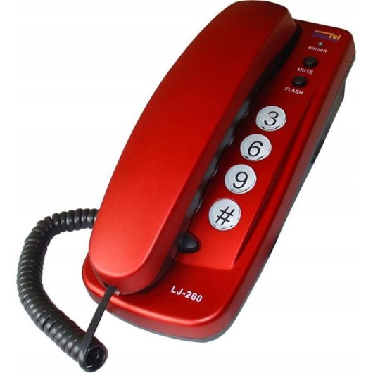 Schreibtisch-Telefon Dartel LJ-260 Beleuchtete Tastatur Wandmontage