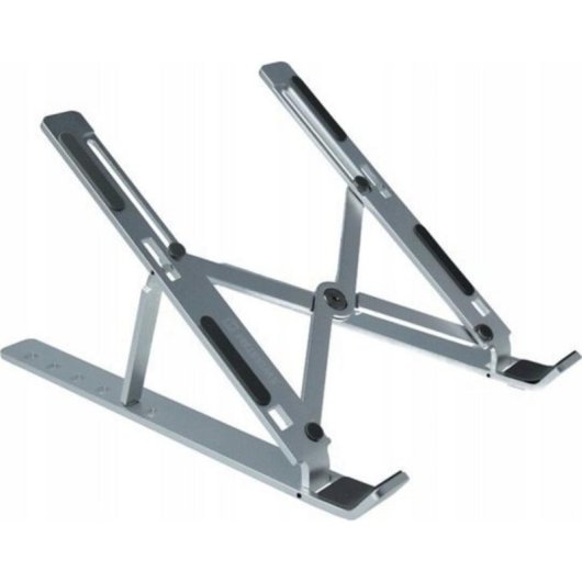 Suporte portátil Swissten Aluminum Pad 10-15" alumínio ajustável e dobrável