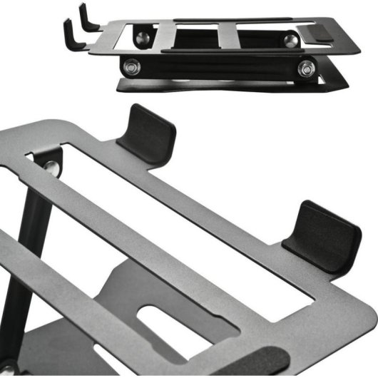 Base ergonómica para portátil Mozos N2 acero plegable 17"