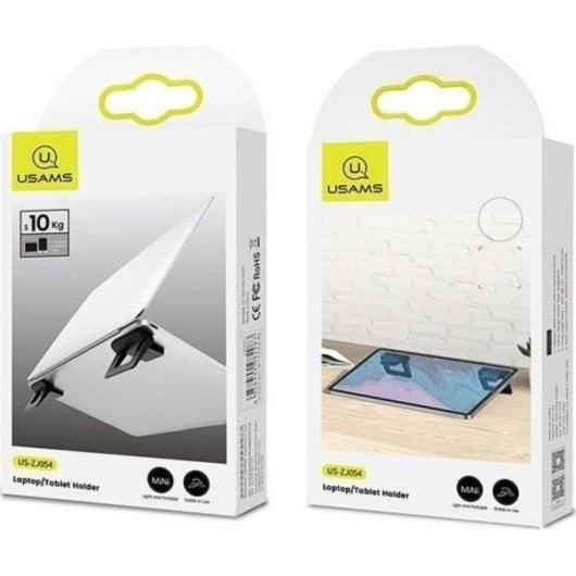 Suporte para laptop pliável antiderrapante Usams US-ZJ054 2 unidades