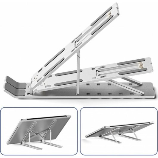 Verstellbarer Laptop-Ständer Art P24 aus Aluminium faltbar