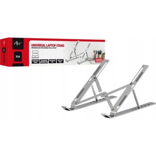 Verstellbarer Laptop-Ständer Art P24 aus Aluminium faltbar