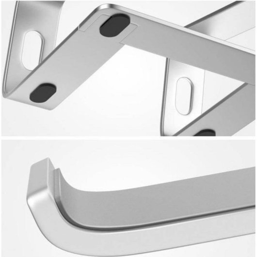 Crong AluBench Alu Laptopständer Grau Universal Faltbar