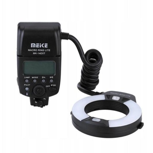 Flash Anulaire MeiKe MK-14EXT LED TTL pour Macro Nikon