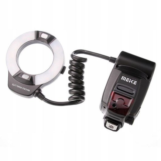 Flash Anulaire MeiKe MK-14EXT LED TTL pour Macro Nikon