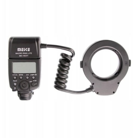 Flash Anulaire MeiKe MK-14EXT LED TTL pour Macro Nikon