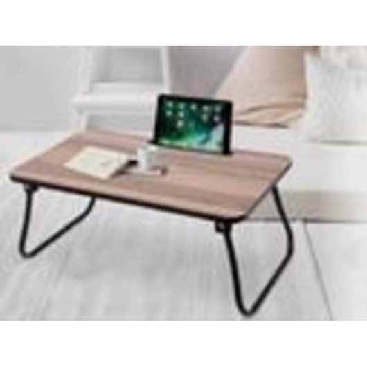 Mesa plegable Vilde con bandeja para portátil 52,5 x 30 cm MDF
