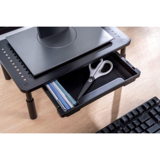 Mozos SPM1 Metall-Laptopständer verstellbar bis 17 Zoll mit Ablage