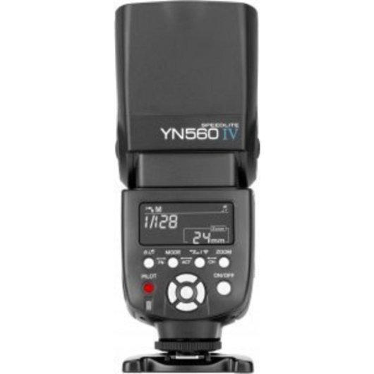 Flash Yongnuo YN560 IV Ecrã LCD Controlo Sem Fios GN58