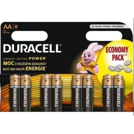 Batterie Duracell Basic AA 1500mAh 8 Stück alkalisch