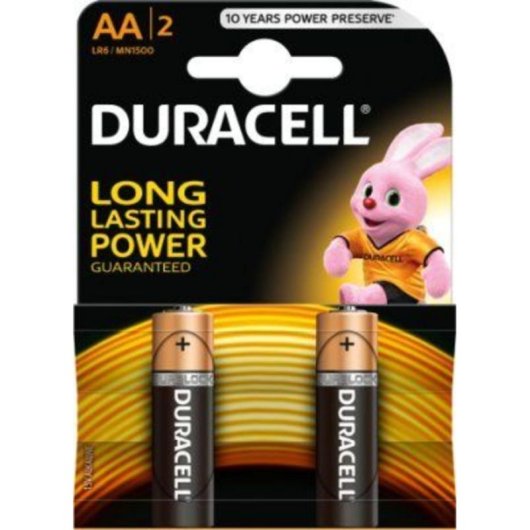 Batterie Duracell Basic AA 1500mAh 8 Stück alkalisch