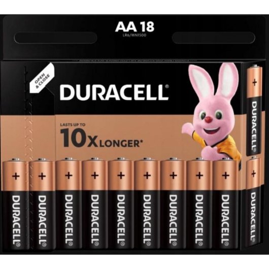 Batterie Duracell Basic AA 1500mAh 8 Stück alkalisch