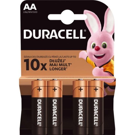 Batterie Duracell Basic AA 1500mAh 8 Stück alkalisch