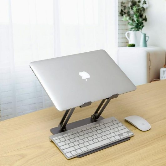 Soporte para portátil Mozos LS1 Aluminio Regulable 17"