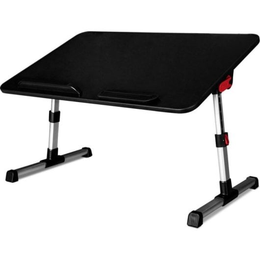 Mesa Gaming Mozos 17" MDF Regolabile Pieghevole Antiscivolo Nera