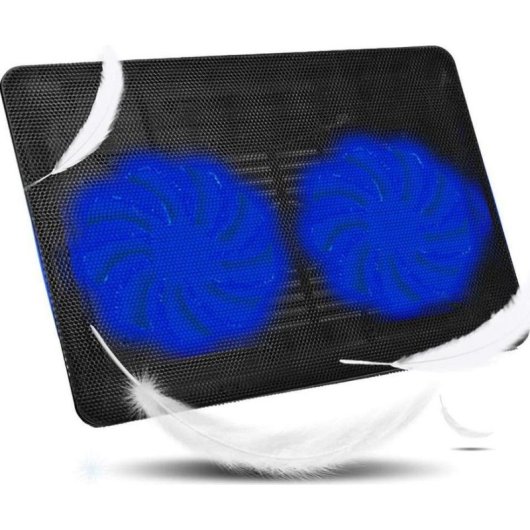 Support Refroidissement Retoo E129 15,4" Ventilateurs USB LED